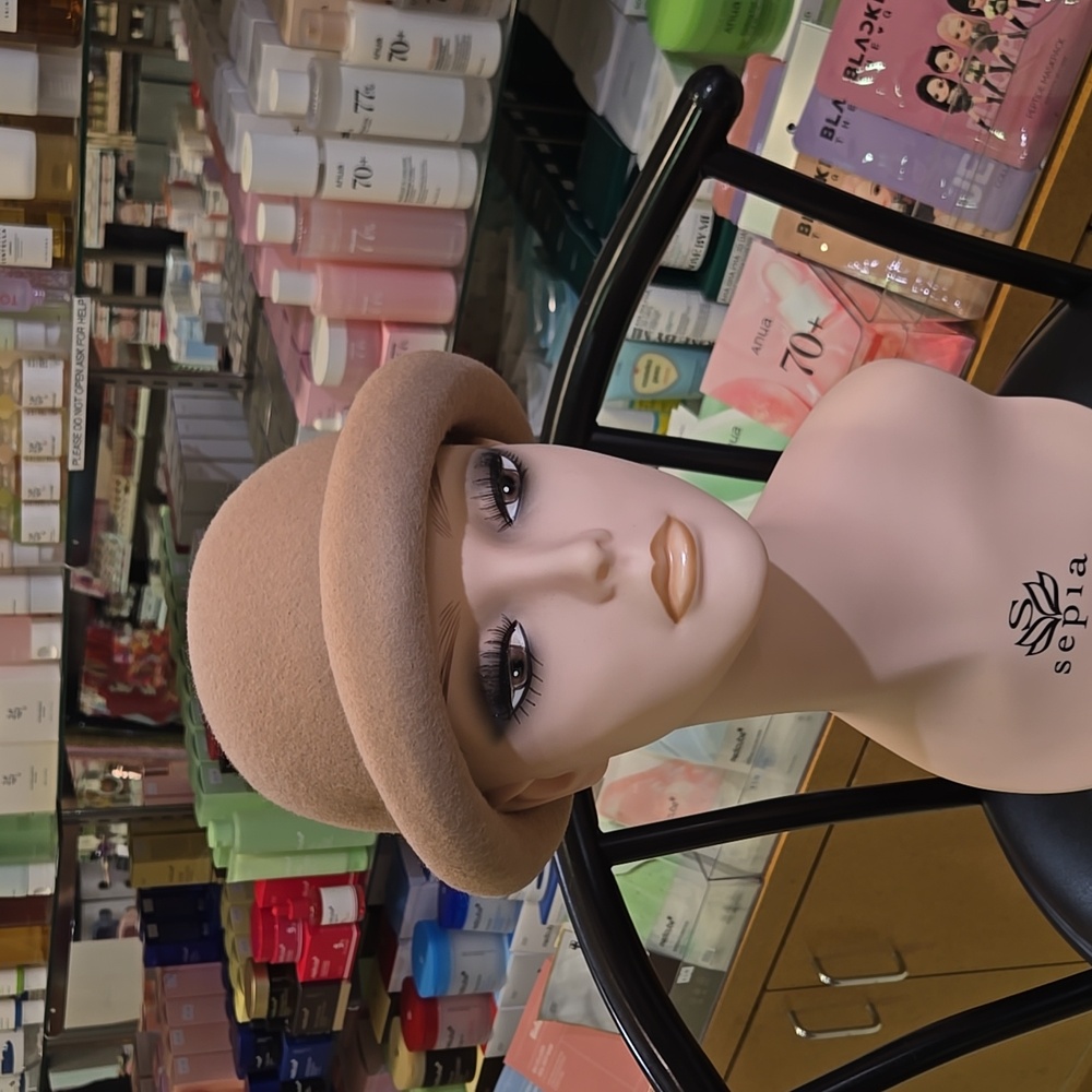 New Elegant Women's Tan Roll up Hat